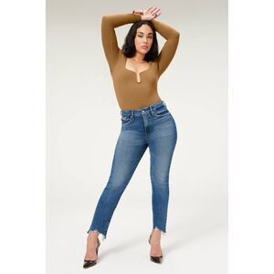 Good American Good Legs Cigarette Jeans